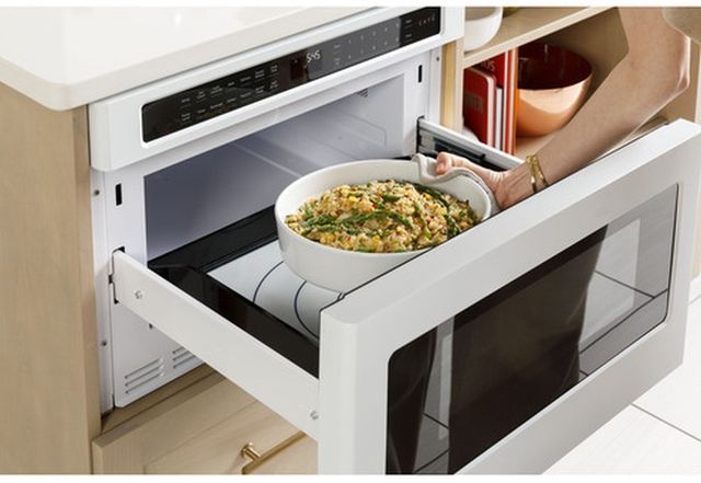 Café™ 1.2 Cu. Ft. White Microwave Drawer-4