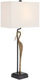 Currey & Company Antigone Antique Brass/Off-White Table Lamp-0