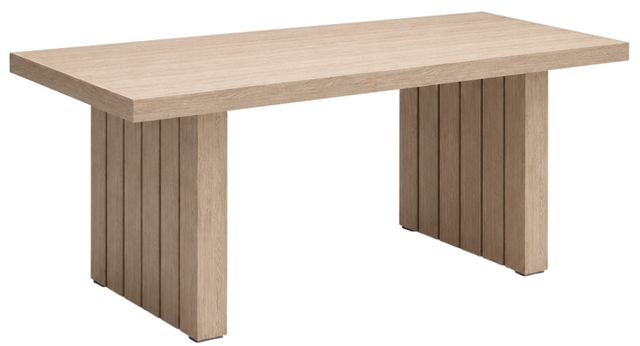 Signature Design by Ashley® Thunder Trails Beige/Light Gray Dining Table-0