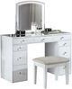 Furniture of America® Louise 2-Piece White Vanity Set-0