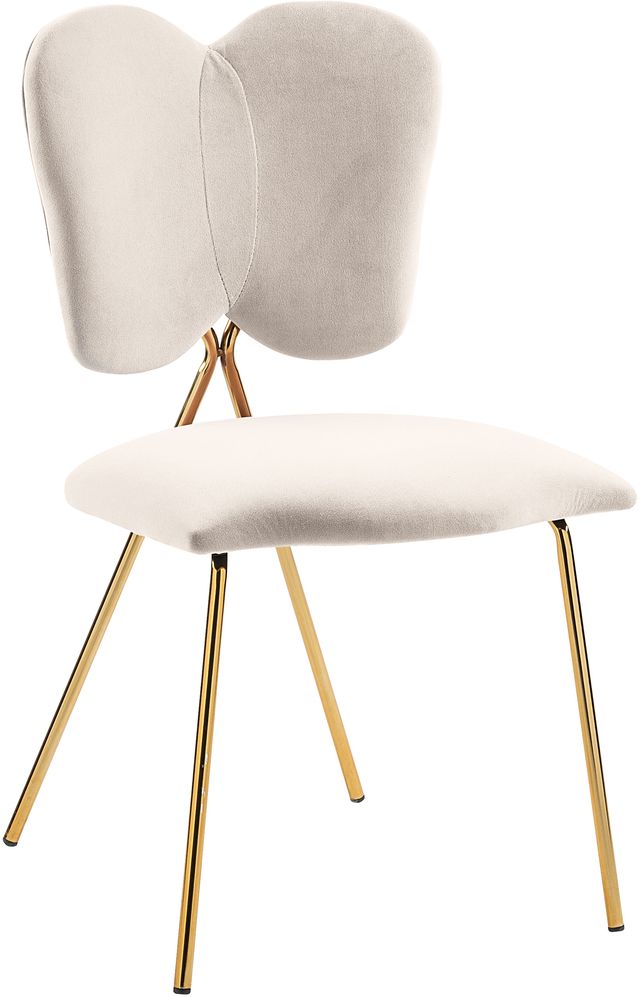 Meridian Furniture Angel Cream Dining Side Chair-0