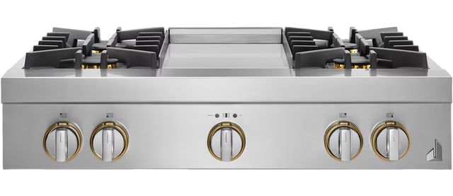 JennAir® RISE™ 36" Stainless Steel Natural Gas Rangetop-0