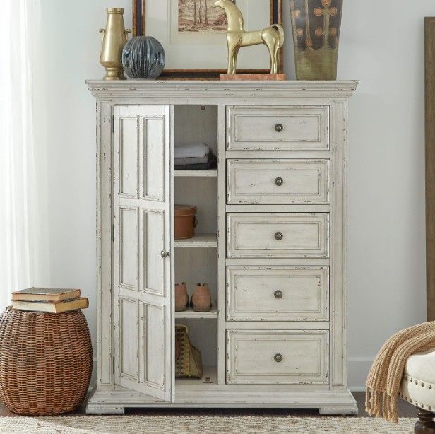 Liberty Furniture Big Valley Whitestone Door Chest-2