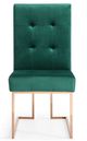 VIG Furniture Modrest Legend 2-Piece Green/Rosegold Dining Chair Set-1