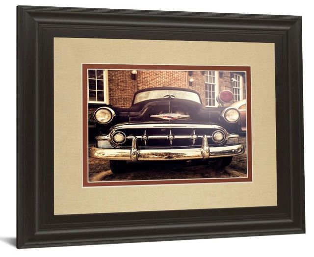 Classy Art Classic Ride Il by Robert Jones Black Framed Wall Art-1