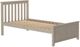 Maxwood Furniture Inc. Dublin Stone Youth Twin Panel Bed-0