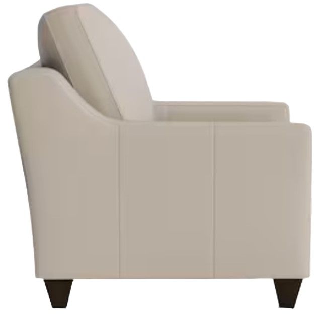 Bassett® Furniture Customizable Benchmade Premier Leather Slope Arm Accent Chair-2