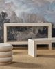 Currey & Company Carson Ivory Terrazzo Console Table-5