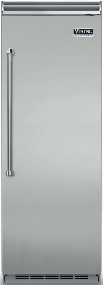 Viking® 5 Series 30 in. 17.8 Cu. Ft. Arctic Grey Column Refrigerator-0