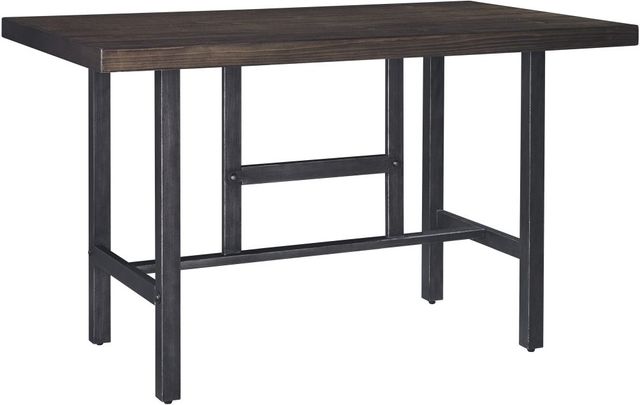 Signature Design by Ashley® Kavara Medium Brown Counter Height Dining Table-0