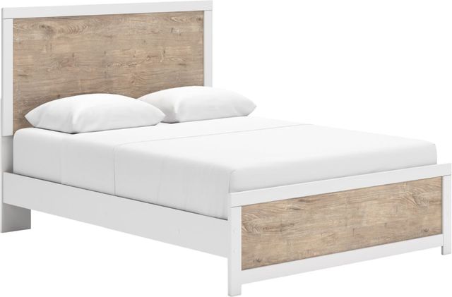 Signature Design by Ashley® Charbitt 4-Piece Two-tone King Panel Bed Set-1