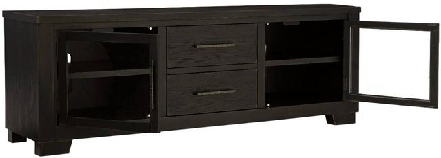 Signature Design by Ashley® Galliden Black 80" TV Stand-3