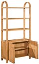 Crestview Collection Arlo Brown Shelf Bookcase-3