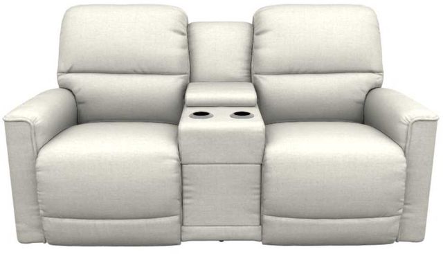 La-Z-Boy® Cade Natural Power Reclining Loveseat with Console, Headrest, and Lumbar-1