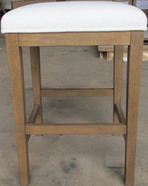 Magnussen Home® Lindon Belgian Wheat/Sauve Blanco Counter Stool with Upholstered Seat-1