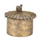 A & B Home Antique Gold 5" Trinket Box-3