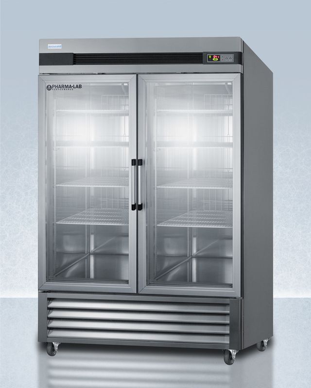 Accucold® Pharma-Lab Performance Series 49.0 Cu. Ft. Stainless Steel Frame Upright Pharmacy Refrigerator-1