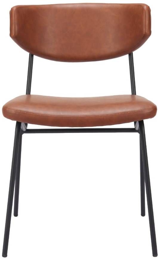 Zuo® Modern Charon Vintage Brown Dining Side Chair-2