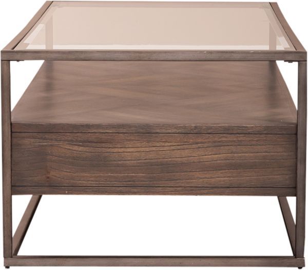 Liberty Furniture Jamestown 3-Piece Clear/Tobacco Table Set-2
