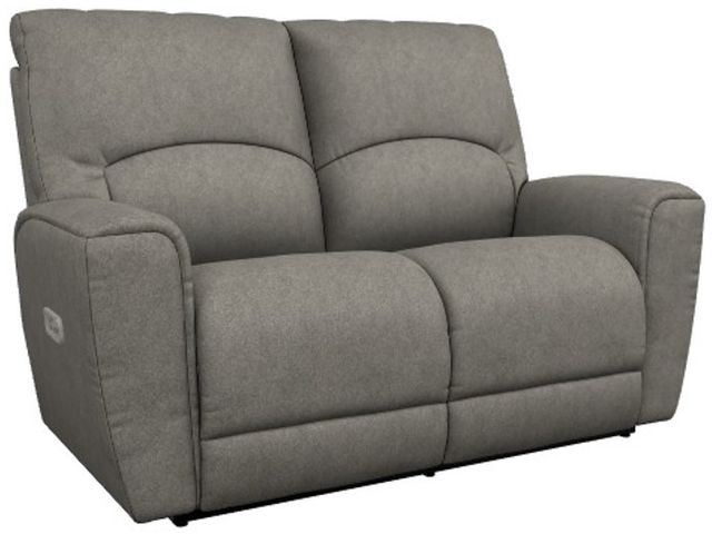 La-Z-Boy® Cassian Charcoal Power Reclining Loveseat with Headrest and Lumbar-0