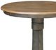 John Thomas Furniture® Dining Essentials Hickory 30" Round Dining Table with Coal Traditional Pedestal Extensions-1