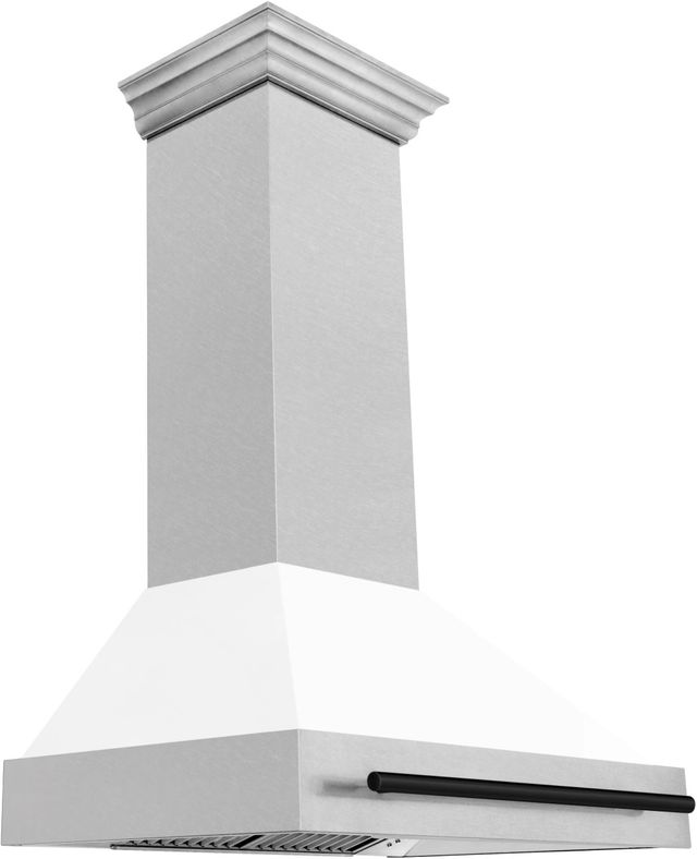 ZLINE Autograph Edition 36" White Matte Wall Mounted Range Hood-0