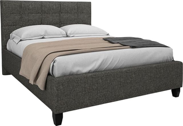 Beaudoin Customizable Heaven Twin Upholstered Box Spring Base Bed with Woodland Footboard-2