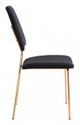 Zuo® Chloe Black/Gold Dining Chair-2