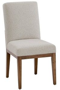Artisan & Post by Vaughan-Bassett Crafted Cherry by Ben & Erin Napier Oatmeal/Medium Cherry Upholstered Side Chair -0