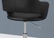 Monarch Specialties Inc. Black and Chrome Metal Hydraulic Lift Base Office Chair-4