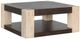 Bassett Mirror Harmony Natural Cocktail Table Wirebrushed Base-0