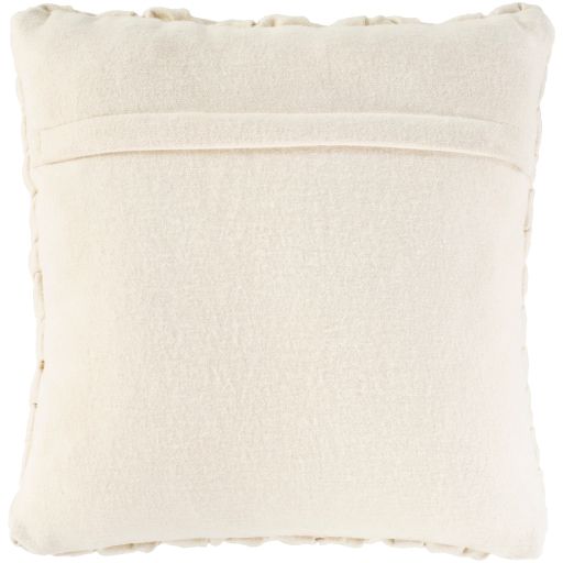 Surya Alana Cream 20"x20" Toss Pillow with Down Insert-3