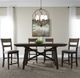 Liberty Furniture Double Bridge 5-Piece Dark Chestnut/Gray Gathering Table Set-1