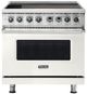 Viking® 5 Series 36'' Pure White Pro Style Induction Range-0
