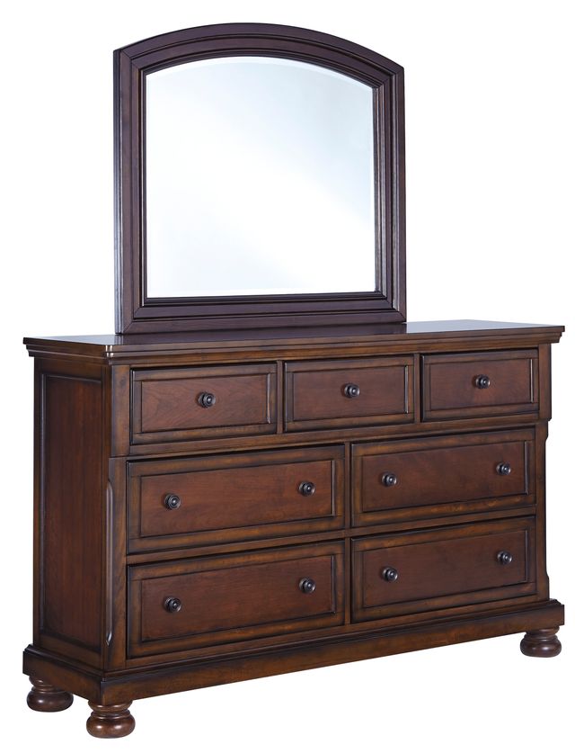 Millennium® By Ashley Porter Rustic Brown Dresser-0