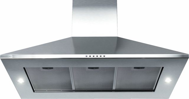 XO Fabriano Collection 36" Stainless Steel Island Range Hood -0