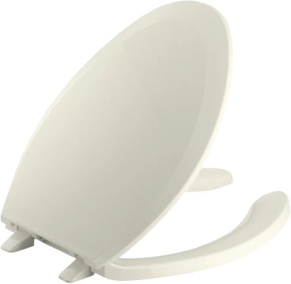 KOHLER® Lustra™ Biscuit Elongated Toilet Seat-0