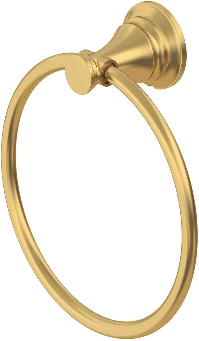 American Standard Delancey® Brushed Cool Sunrise Towel Ring-1