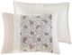 Olliix by Madison Park 6 Piece Blush Full/Queen Dawn Cotton Percale Reversible Coverlet Set-3