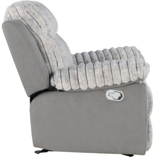 Global Furniture USA U6028 Gray Manual Glider Recliner-4