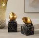 Uttermost® Golden Finch 2-Piece Black/Brass Bird Figurine Set-1