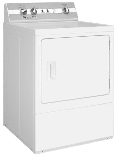 Speed Queen® DC5 7 Cu. Ft. White Gas Dryer-1