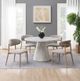 ACME Furniture Kacey 2-Piece Gray/Natural Dining Side Chair Set-1