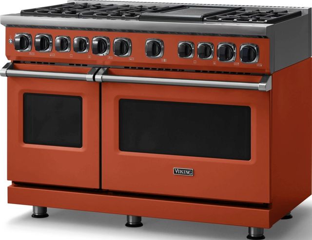 Viking® 7 Series 48" Spiced Cider Pro Style Dual Fuel Range-3