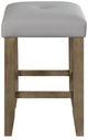 ACME Furniture Charnell 2-Piece Gray/Oak Counter Height Stool-1