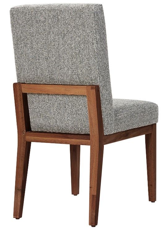Artisan & Post by Vaughan-Bassett Dovetail Charcoal/Natural Upholstered Dining Side Chair-1