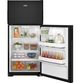 Hotpoint® 14.58 Cu. Ft. Top Freezer Refrigerator-Black-4