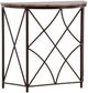 Furniture Classics Madaline Marble Top Console Table with Iron Base-0