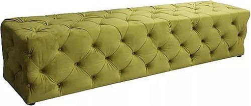 Edgewood Furniture Juliette Chartreuse Ottoman-0