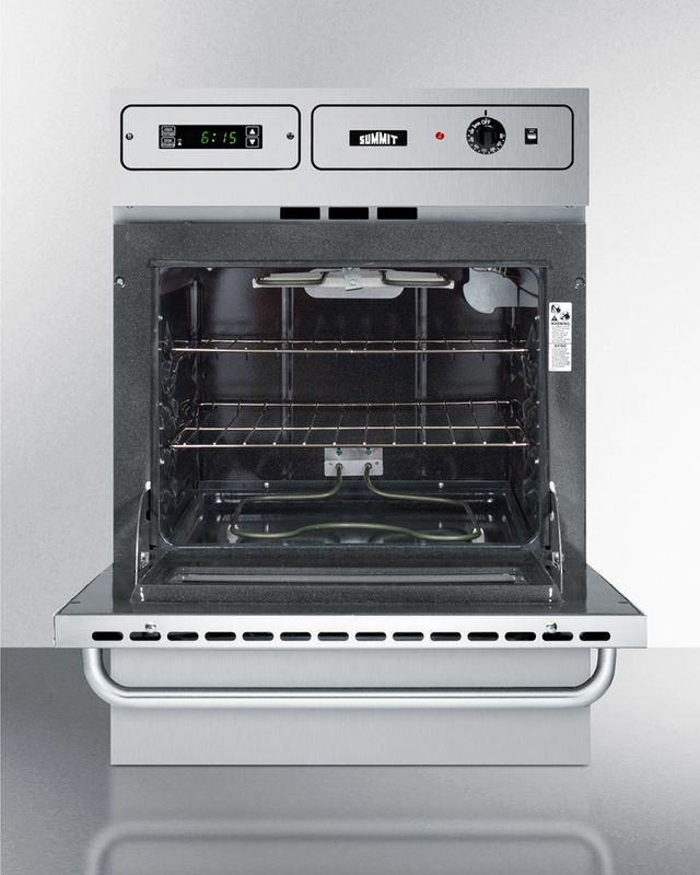 Summit® 24" Stainless Steel Built In Electric Single Wall Oven-1